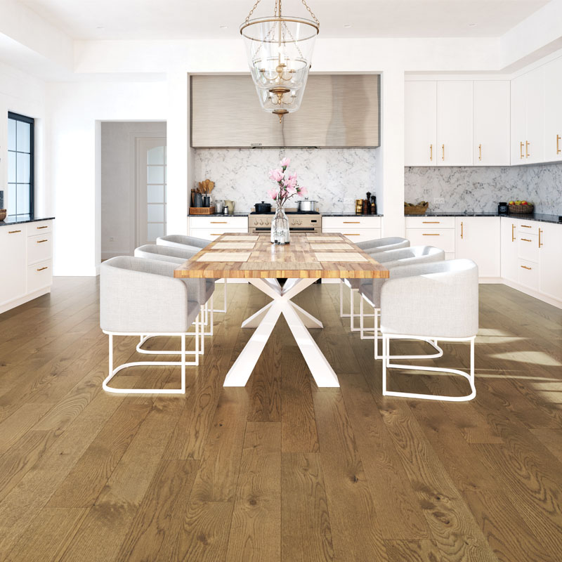 hardwood flooring in kitchen